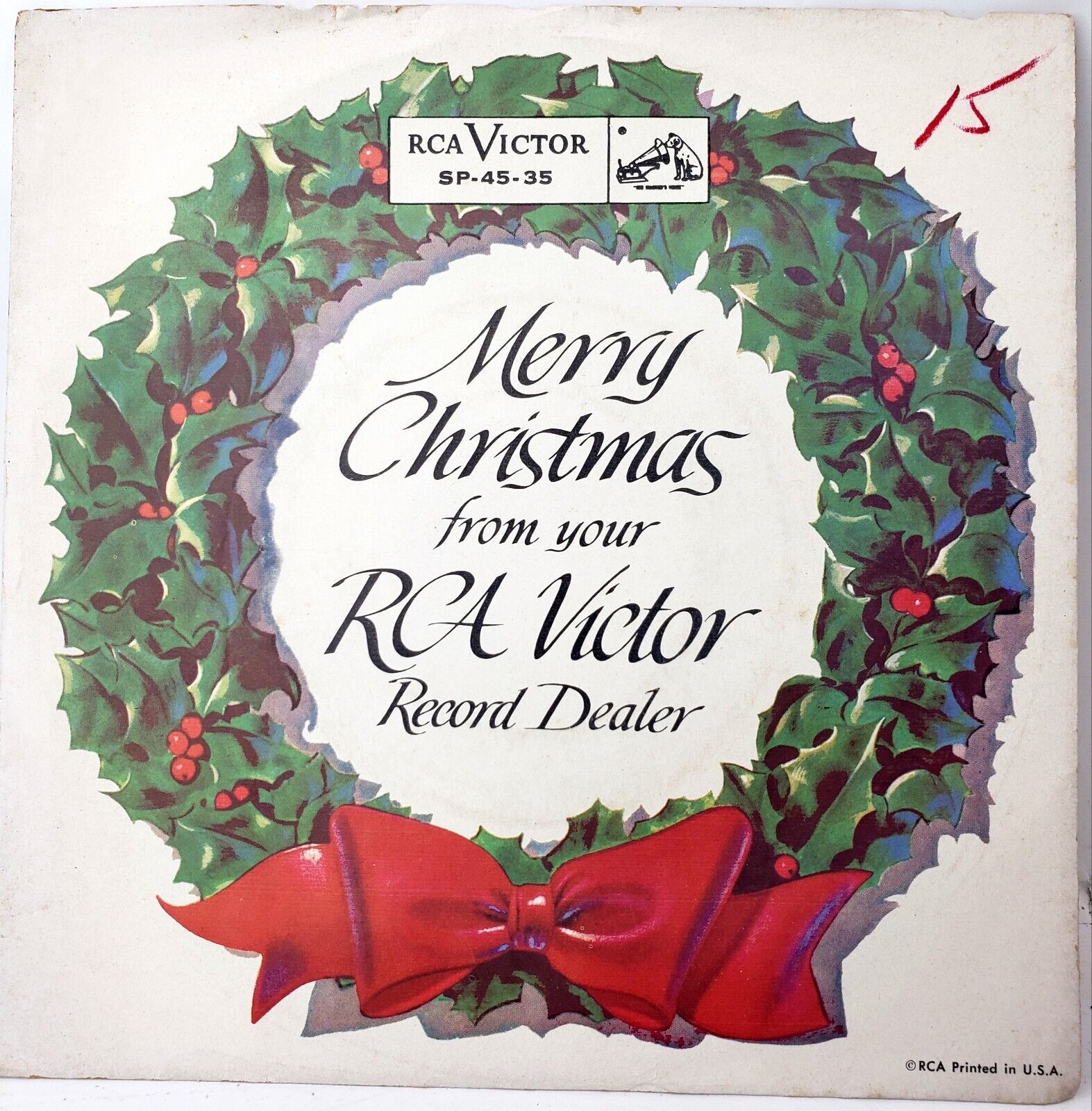 Merry Christmas From Your RCA Victor Dealer - Vinyl 45rpm  \