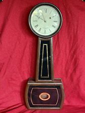 Antique American Howard Style Banjo Regulator Clock Excellent Running picture
