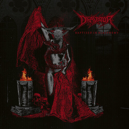 Devastator - Baptised In Blasphemy [New Vinyl LP] Explicit, Red, Colored Vinyl,