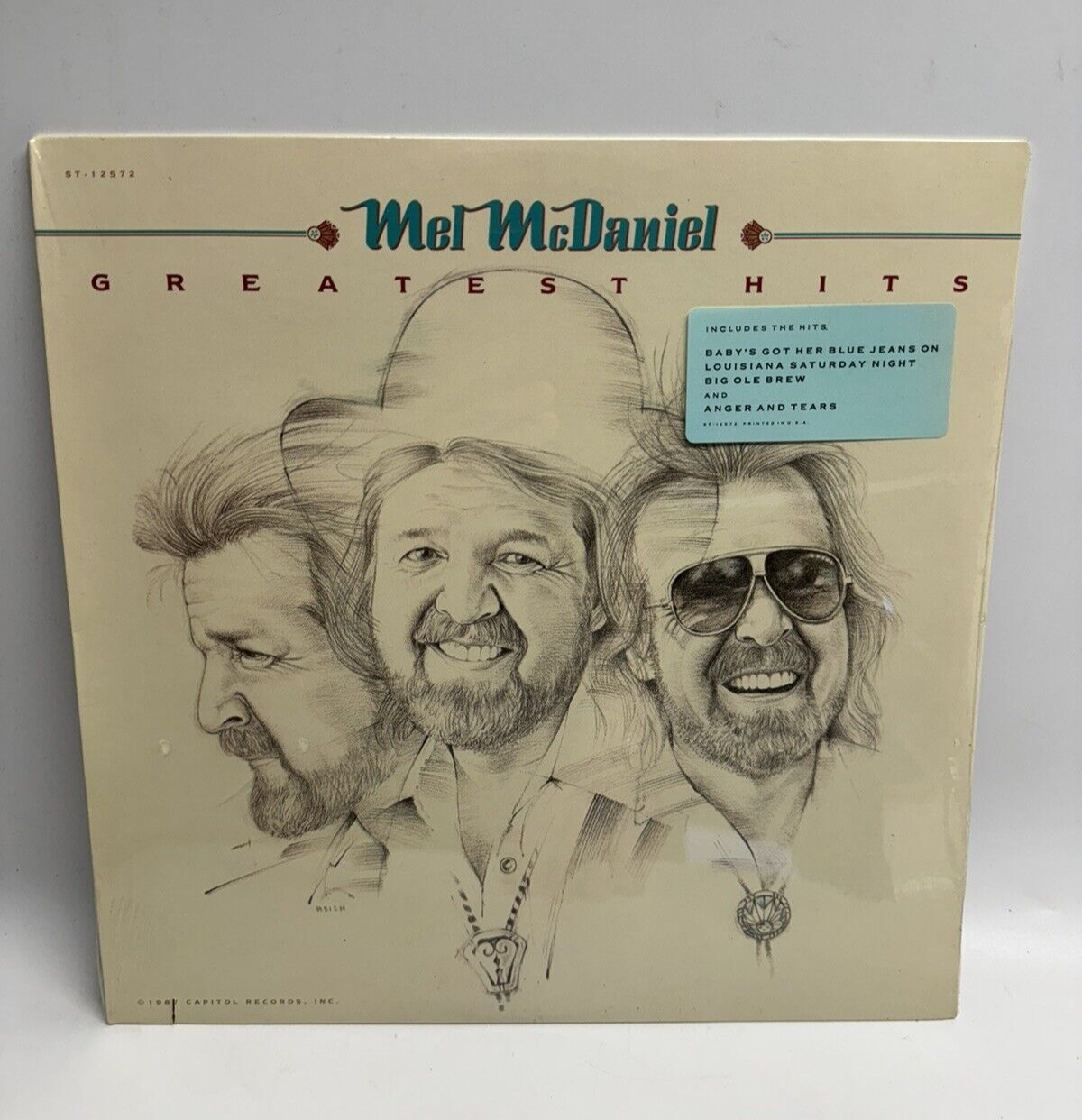 VINTAGE FACTORY SEALED Mel McDaniel - Greatest Hits, LP, (Vinyl)