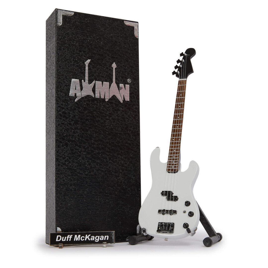 Duff McKagan Bass Guitar Miniature Replica | Guns N Roses | Handmade Music Gifts