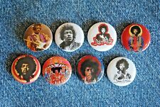 Jimi Hendrix Band Buttons Pins Music 1 Inch Badge Lot pinback Hat guitar Jimmy picture