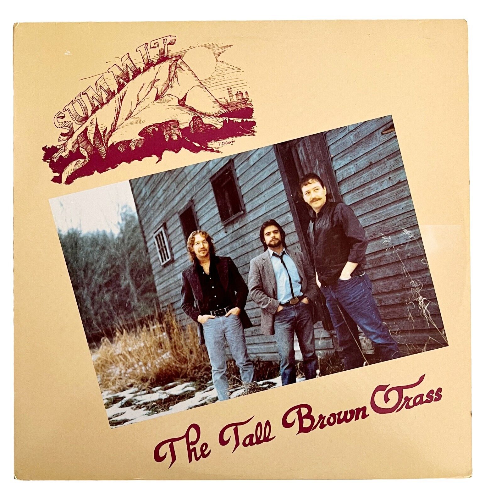 Summit The Tall Brown Grass Bluegrass 1986 Vintage Vinyl Record 33 12\