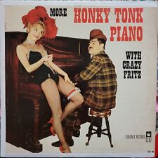 More Honky Tonk Piano With Crazy Fritz Jazz Ragtime Vinyl LP 1962 CXS-80 picture
