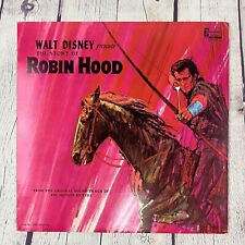 WALT DISNEY presents THE STORY OF ROBIN HOOD DQ-1249 LP VINYL RECORD 1964 vtg picture