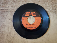 SIGNED AUTHENTICATED EMBERMEN FIVE 1960s VG Without your love/fire in my heart45 picture