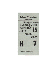 The Tubes Concert Ticket 1979 New Theatre Oxford Vintage Rock Memorabilia picture
