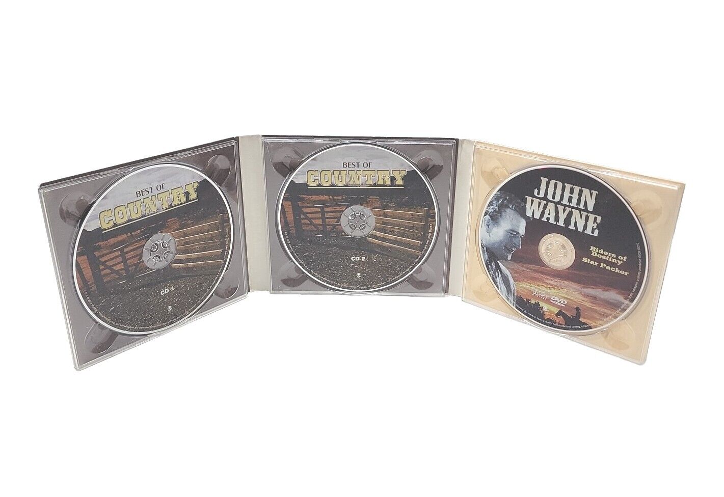 Best of Country (2 Audio CD 2004) w/ bonus DVD John Wayne