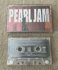 Pearl Jam Ten Album Audio Cassette Vintage 1991 Music Rock Band Grunge TESTED picture