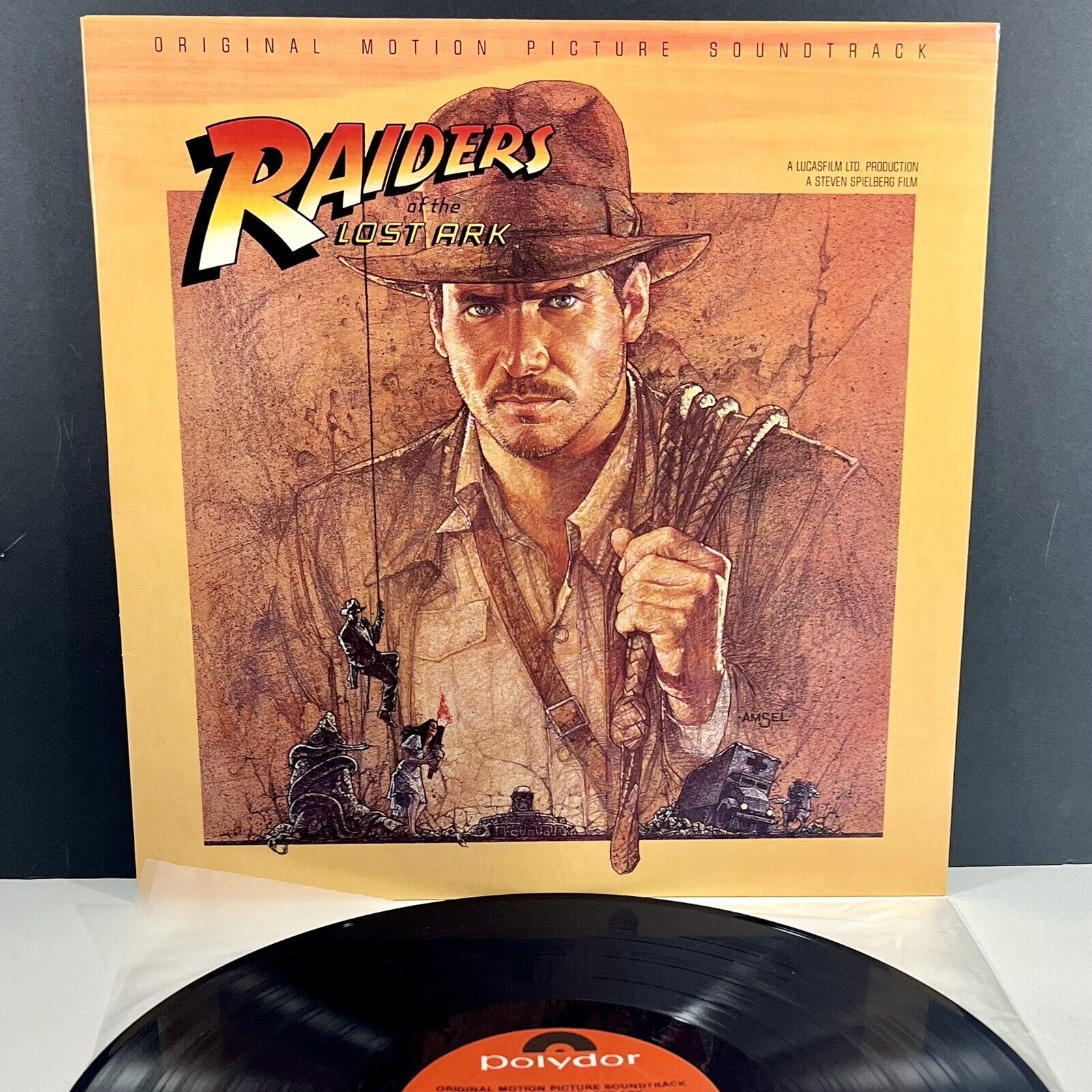 Raiders Of The Lost Ark Soundtrack 1981 LP  John Williams POLYDOR 821-583-1 Y1