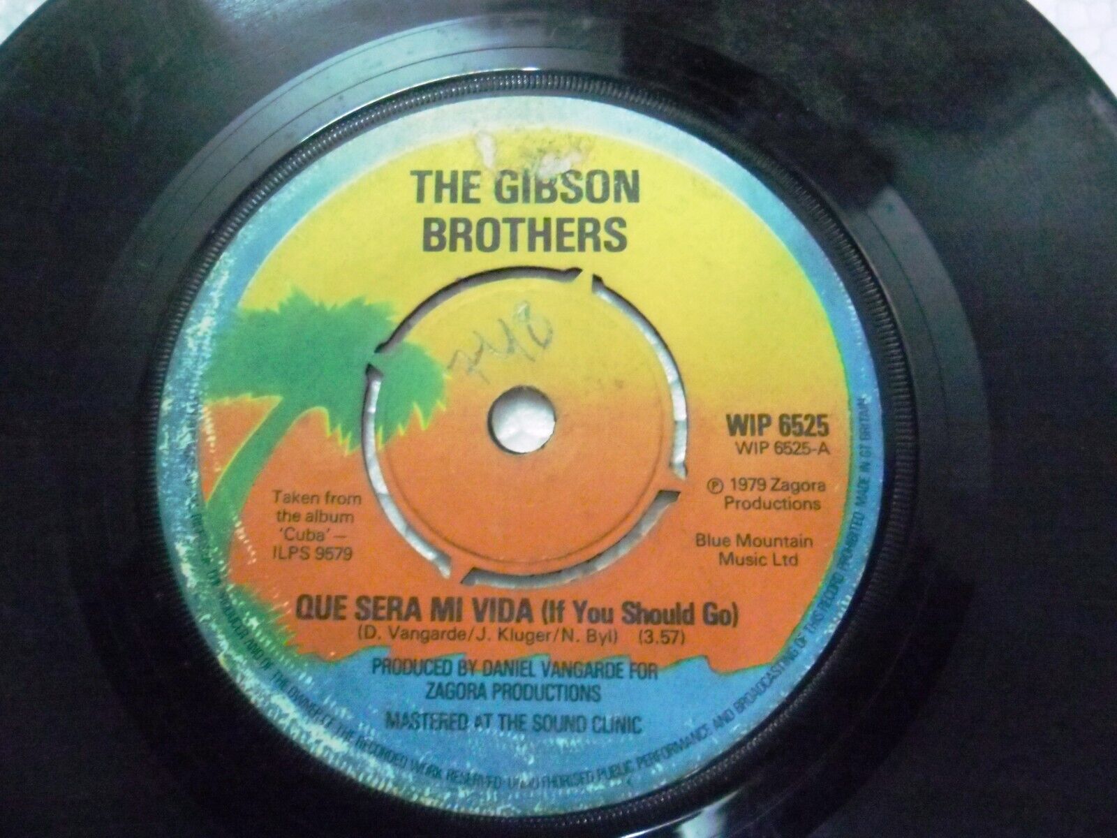 THE GIBSON BROTHERS WIP 6525  RARE SINGLE 7\