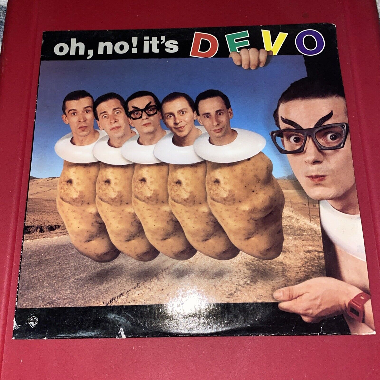 Devo - Oh No It\'s Devo 1982 Synth Pop Rock W/B 1-23741 Sleeve Good