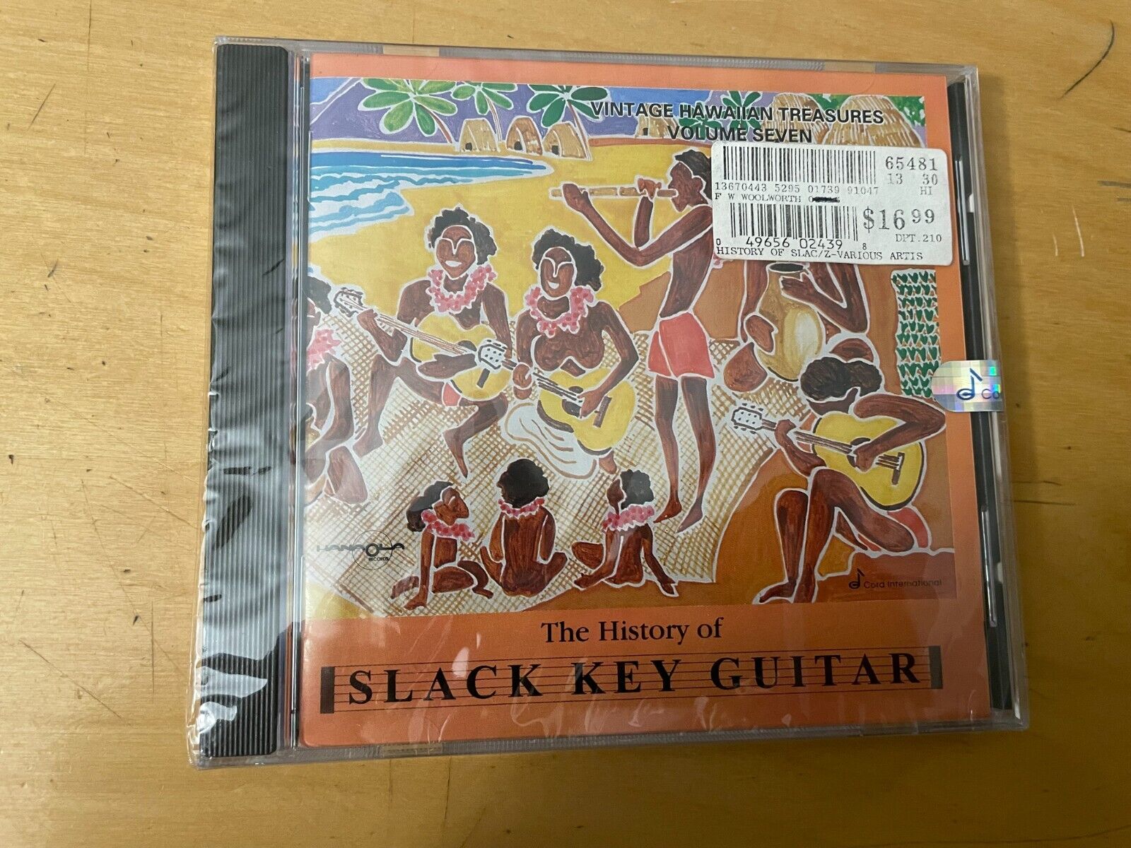 Slack Key Guitar Vtg Hawiaan Treasures CD Volume 7 Sealed 1995