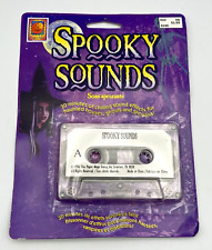 Vintage Paper Magic Group Halloween Spooky Sounds Music Cassette Tape 1995 NOS picture