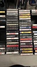 Huge Lot Of Over  100 Cassette Tapes Rock AC/DC  Pink Floyd Elvis Vinton Dylan picture