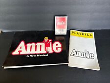 Vintage Annie A New Musical , Playbill , And Cassette  picture