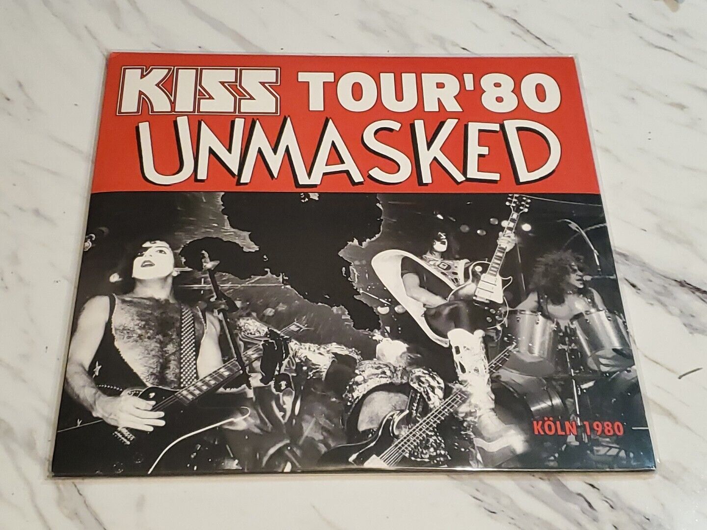 Kiss RARE 1980 Unmasked Tour LIVE Double VINYL Record Live Frankfurt Europe RARE