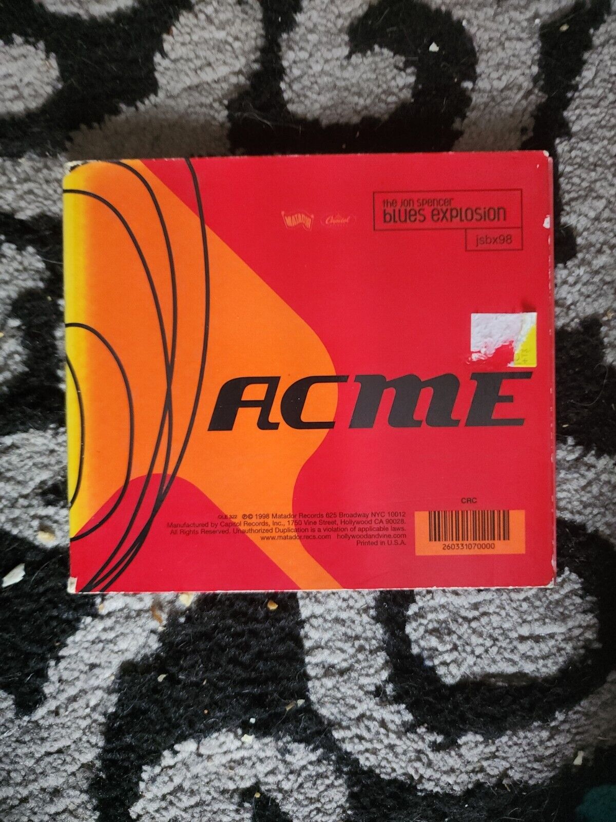Acme by The Jon Spencer Blues Explosion (CD, Oct-1998, Matador (record label))