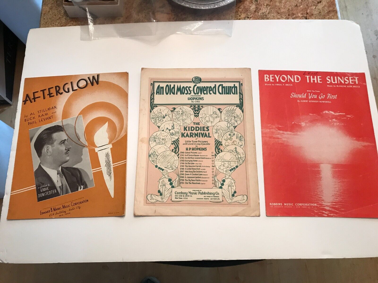 Vintage Sheet Music Lot of 3 items: See Pictures and Description for titles.