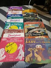 Lot of 21 Vintage Walt Disney Children’s Books With 7”, 33 1/3 RPM Record picture