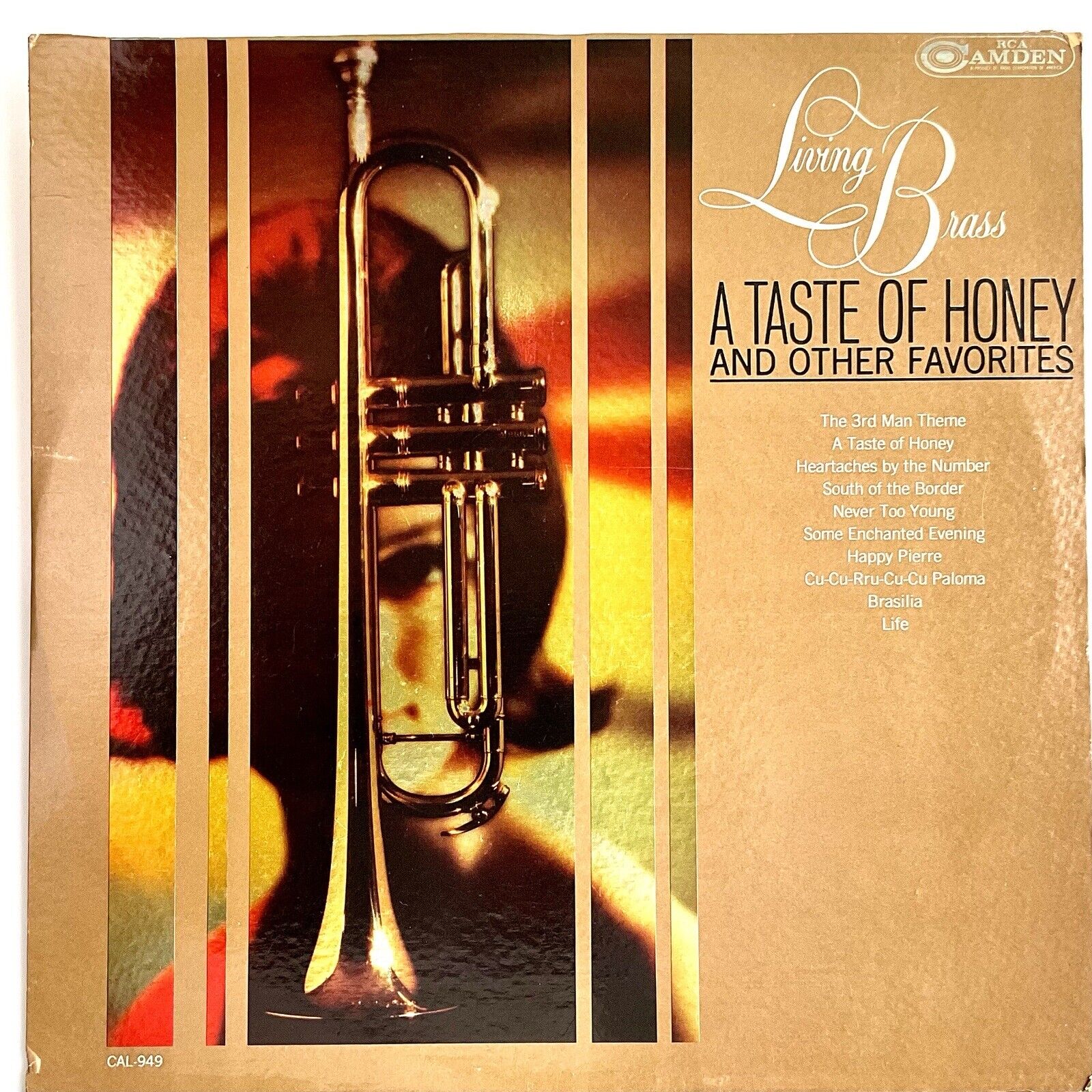 Living Brass, A Taste Of Honey And Other Favorites -Vintage Brass 1966 12\