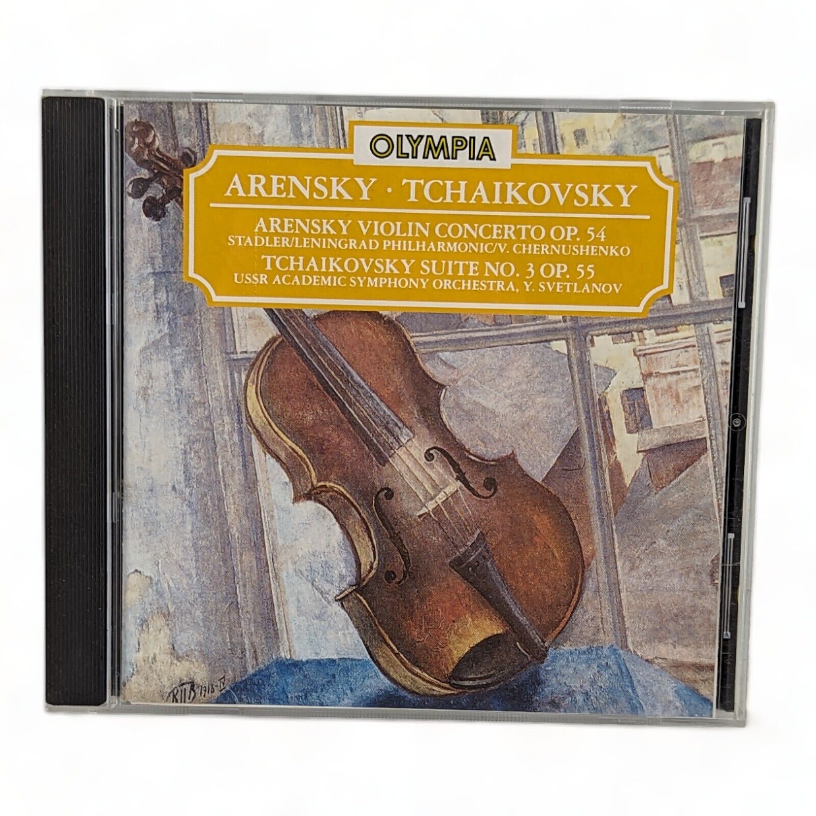 ARENSKY / TCHAIKOVSKY Violin Concerto / Suite No 3 CD 1988 MELODIYA