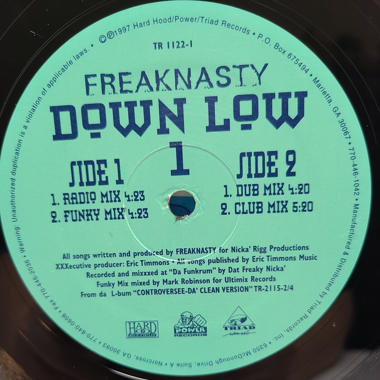 Freak Nasty - Down Low 12\