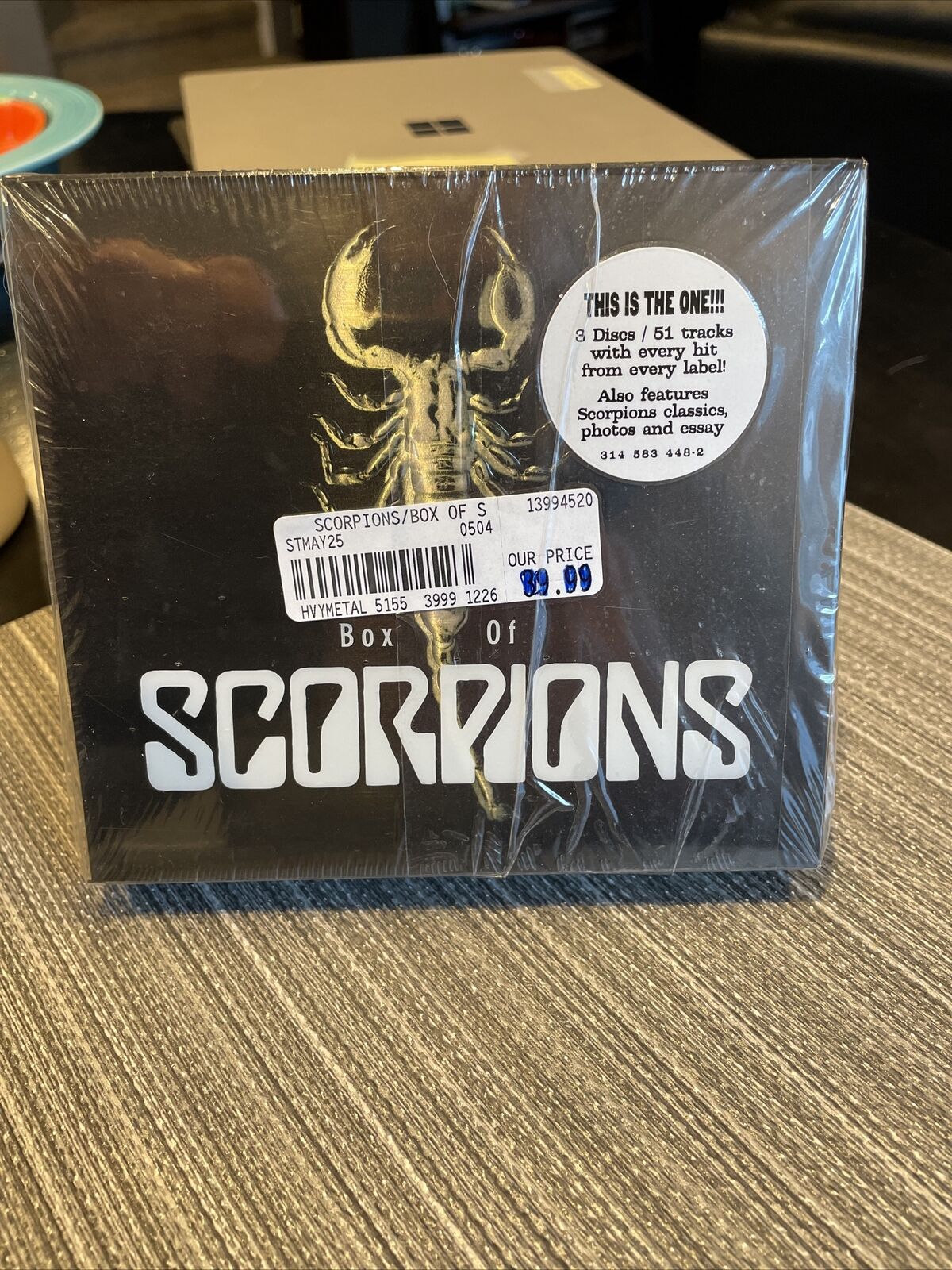 Box of Scorpions CD SEALED NEW 3 Discs Universal Music OOP RARE GREAT PRICE