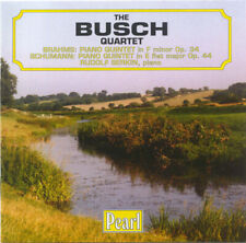 Busch Quartet Plays Rudolf Serkin Johannes Brahms Robert Schumann CD picture