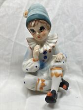 Vintage Musical Spinning Porcelain Child Clown Wind Up Music Box Collectible 8