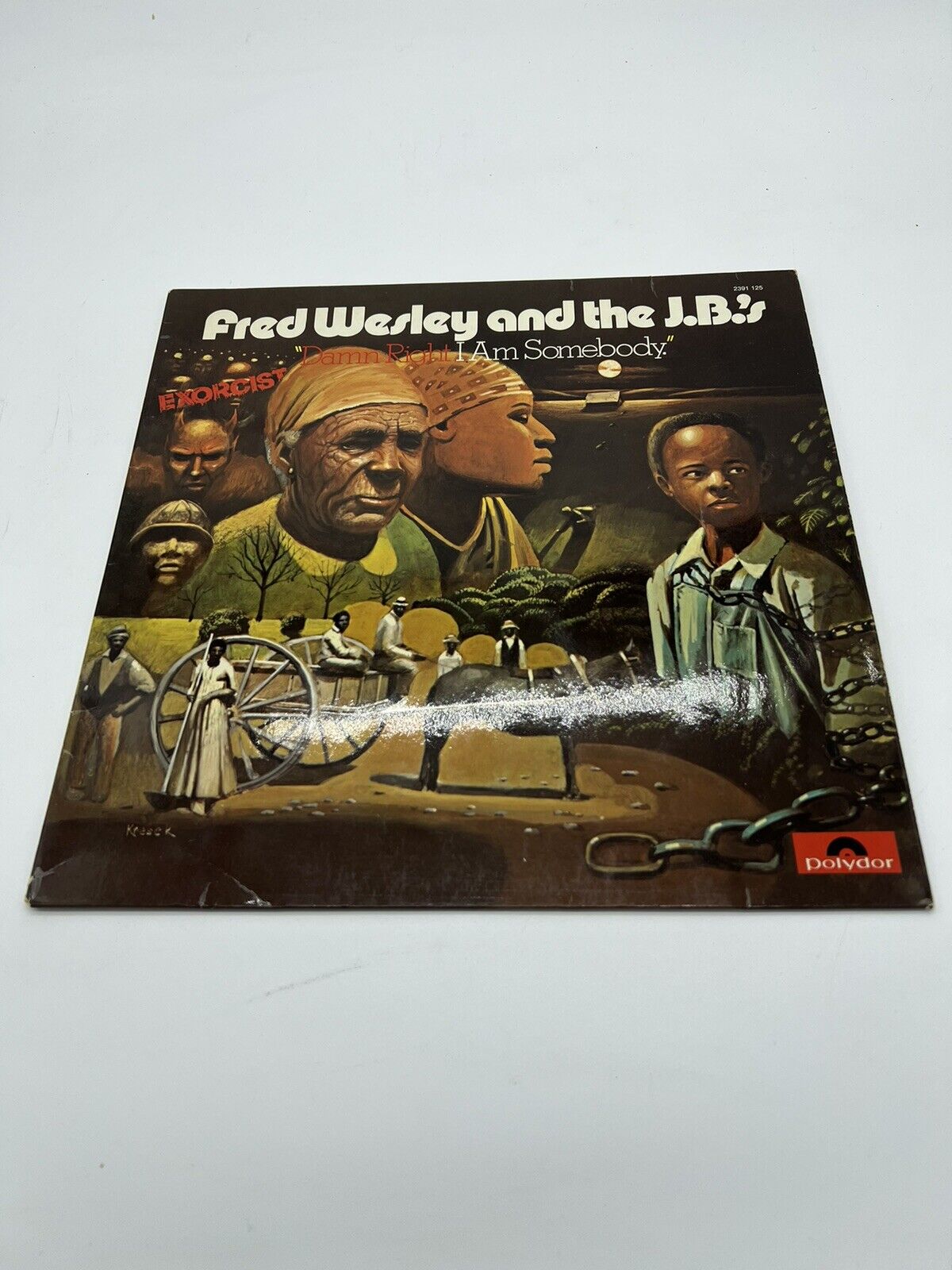 FRED WESLEY & THE J.B.'S Damn Right I Am Somebody LP  CLEEEEEEEEAN