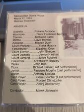Live Opera Recording CD -617 1984 Arabella Andrade Nentwig Battle Rendall Dunn picture