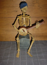 Halloween Magic Power Co. Animated Musical Skeleton Playing Banjo 12
