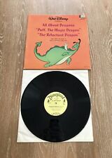 Walt Disney All About Dragons Record Album LP Vintage 1966 picture