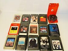 Vintage 8-TRACK Lot 15 Kiss Meat loaf Styx Earth Wind Fire Chicago Eagles + picture