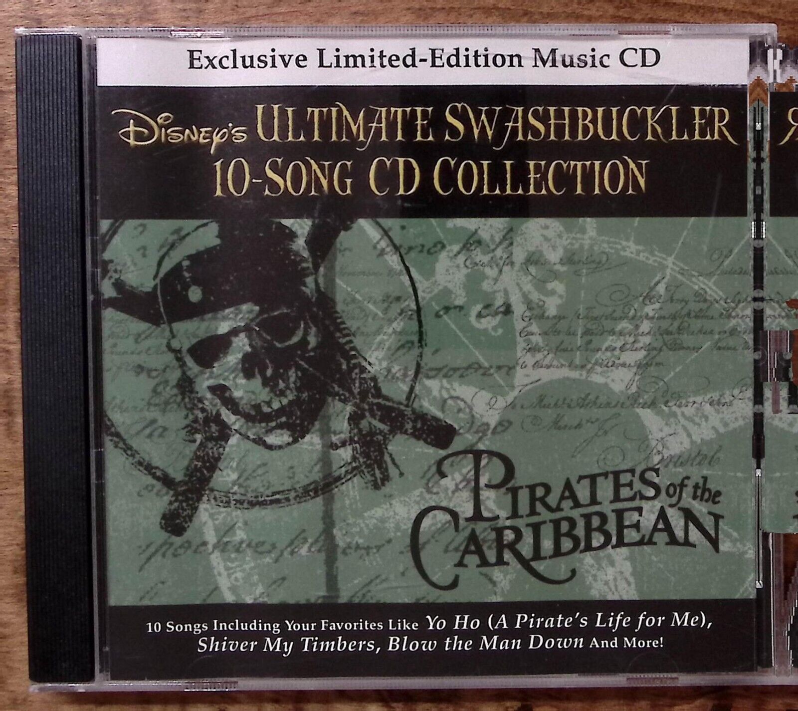 DISNEY\'S ULTIMATE SWASHBUCKLER 10 SONG CD COLLECTION PIRATES OF CARIBBEAN 2814