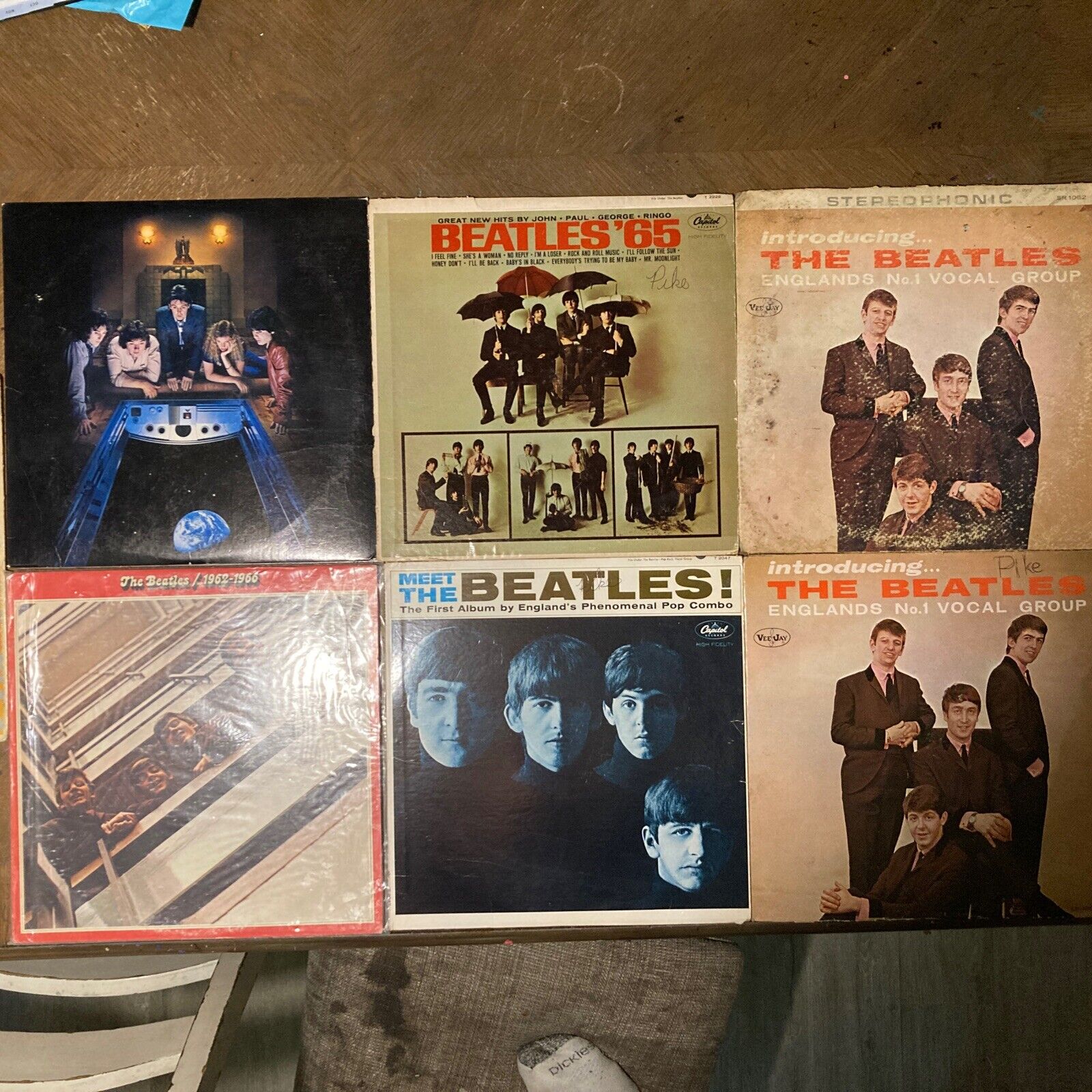 The Beatles Vintage LP Vinyl Record Lot : High Fedelity ,Steriophonic