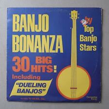TOP BANJO STARS BANJO BONANZA 30 BIG HITS VINYL LP COLUMBIA VG 81 picture