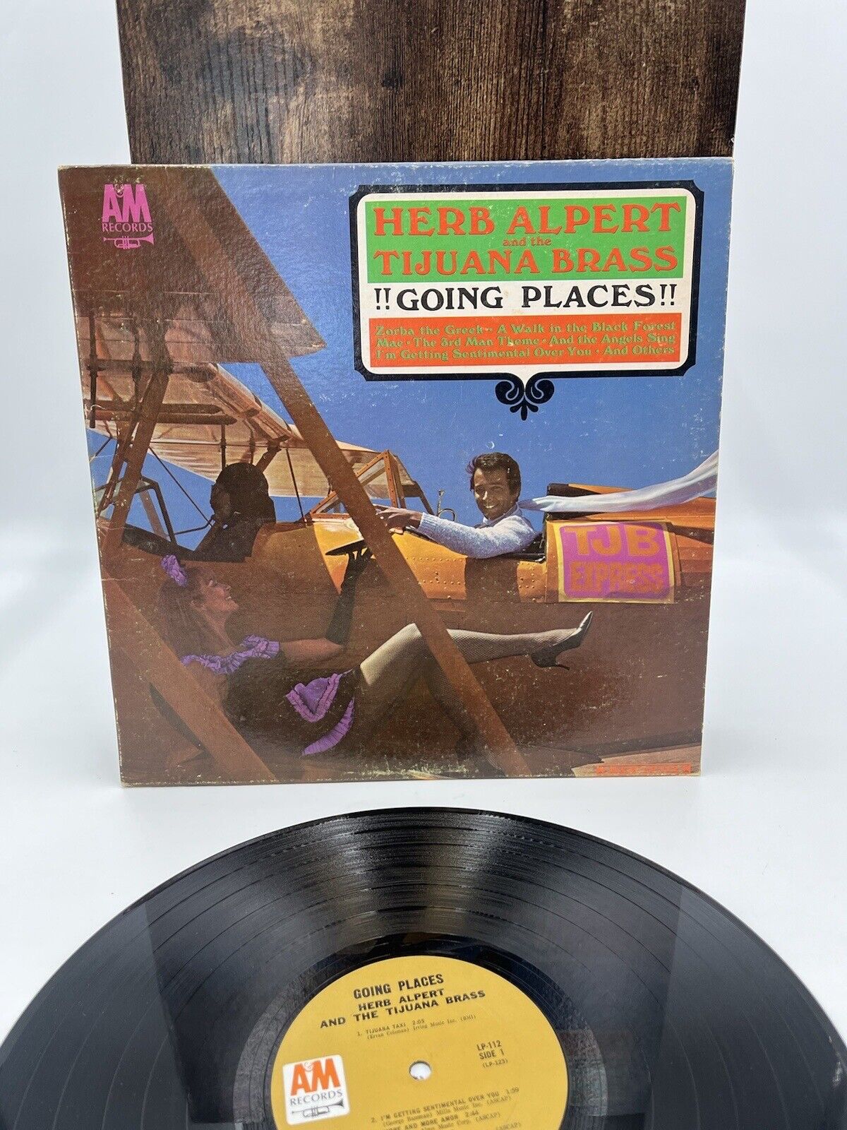 Herb Alpert And The Tijuana Brass Going Places Vinyl LP Vintage 1965