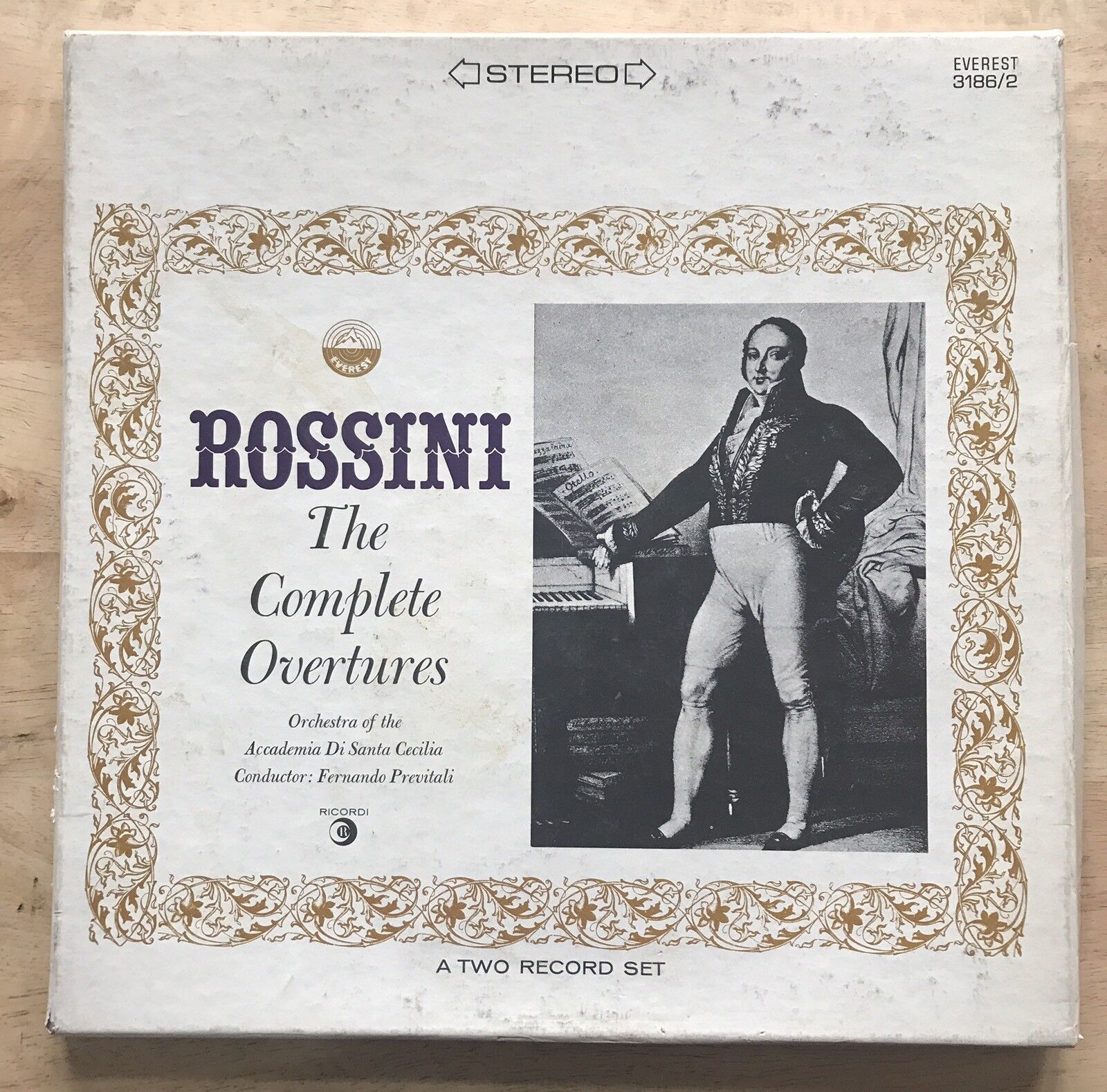 Vintage Rossini - Orchestra Of The Academia Di Santa Cecilia 1908 Vinyl Record