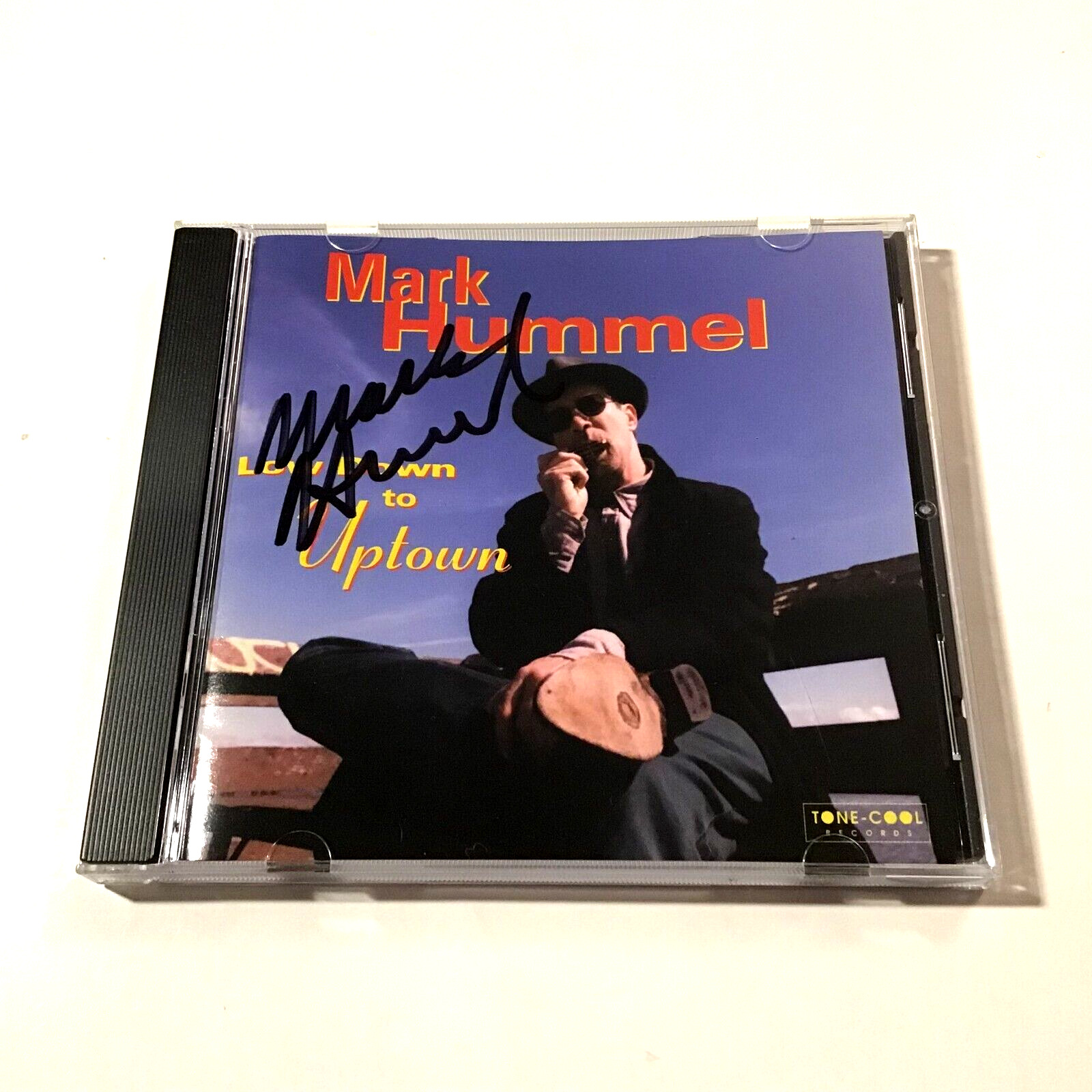 Mark Hummel - Low Down To Uptown (CD, 1998) Signed Autograph Harmonica Blues HTF