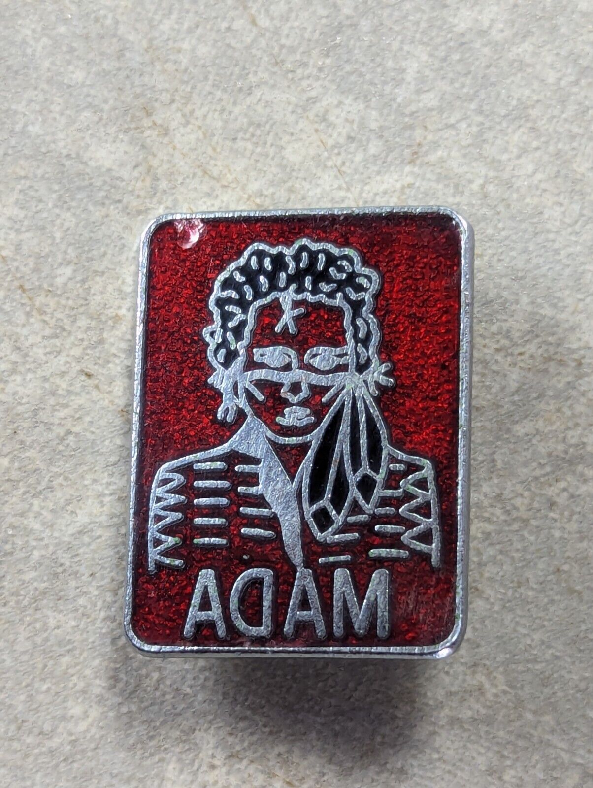 Vintage 80\'s Adam And The Ants Pin Badge Purchased Around 1986 Ant Music 