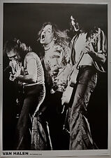 VAN HALEN Poster David Lee Roth, Eddie Van Halen On Stage, Rotterdam 1979 picture