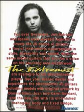 Joe Satriani Signature Ibanez JS Series Extremist guitar advertisement 1992 ad picture