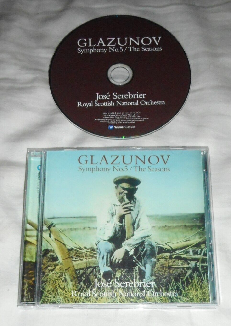 GLAZUNOV: Symphony No. 5 - Seasons CD 2004 Warner Classics BMG DIRECT CD