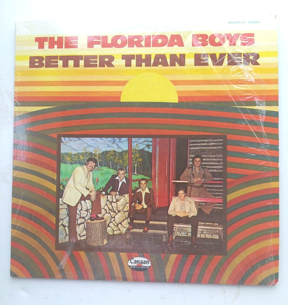The Florida Boys/Better Than Ever/1973 Canaan CAS-9731 LP/Gospel /open Shrink