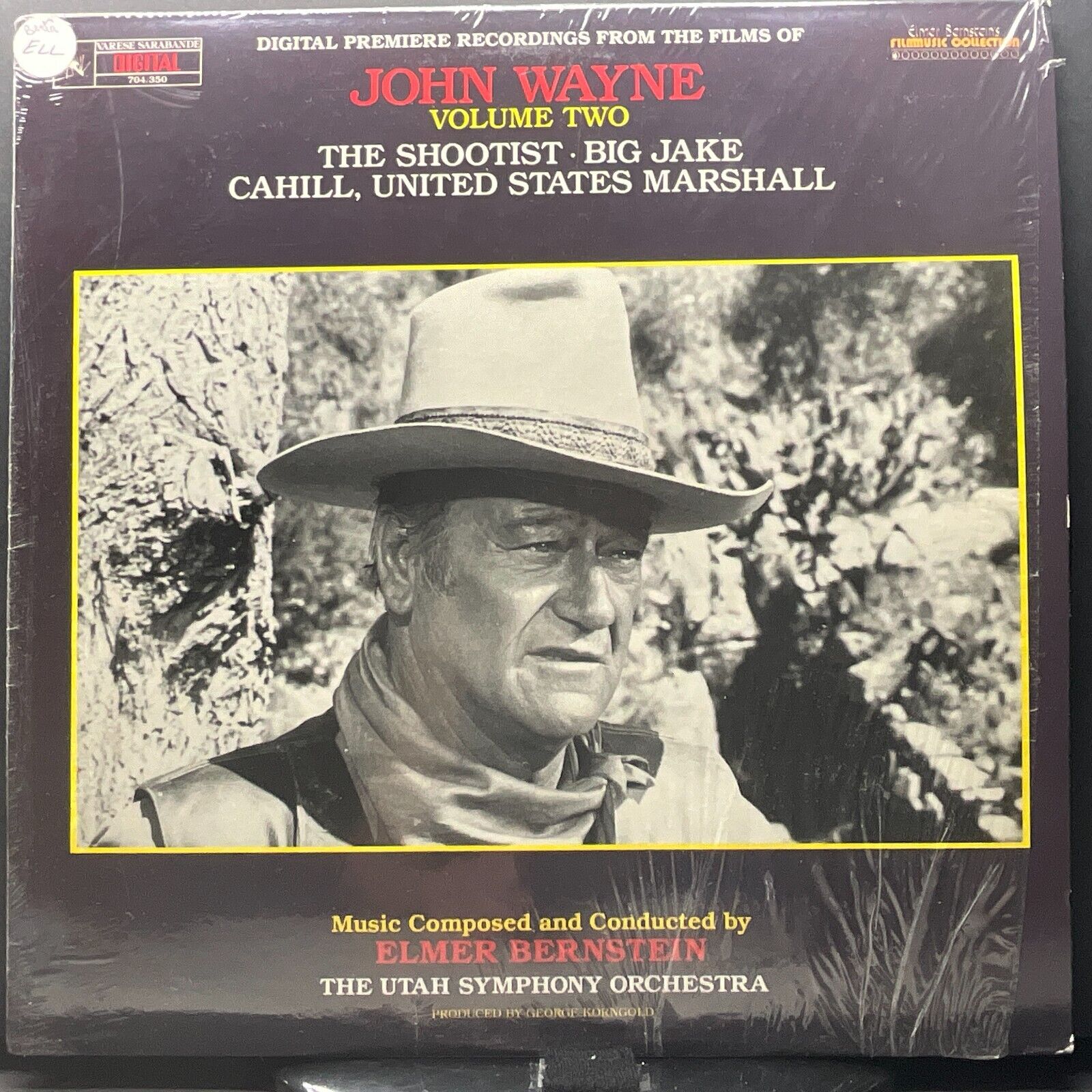 Elmer Bernstein, Recordings From The Movies Of John Wayne Volume 2, Vinyl LP VG+