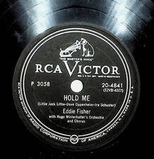 1952 Eddie Fisher Hugo Winterhalter Hold Me Everything I Have Is Yours 78 Record picture