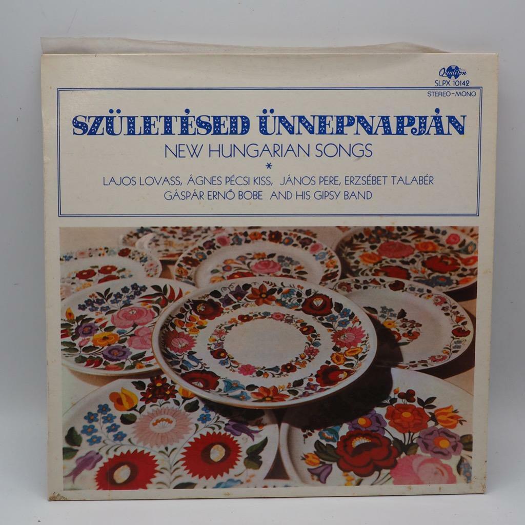 Vintage Szuletesed Unnepnapjan New Hungarian Songs LP Vinyl Album