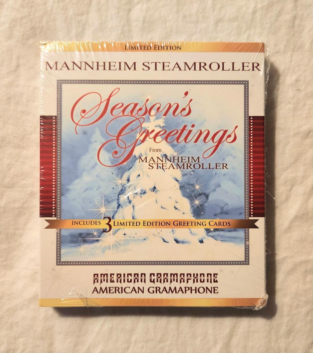 Season's Greetings from Mannheim Steamroller CD + Limited Edition Greeting Cards